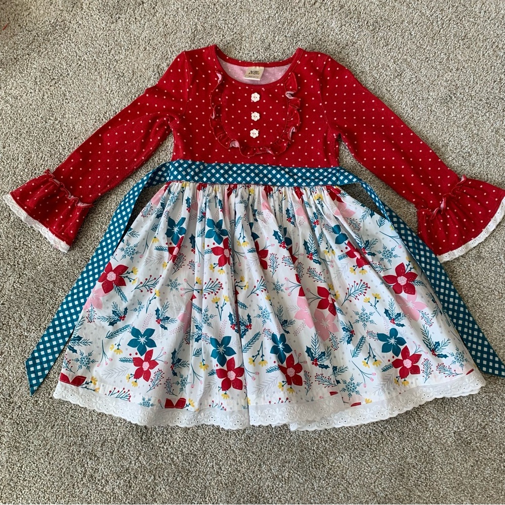 Wildflowers size 4 holiday dress
